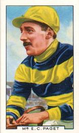 1936 Gallaher Famous Jockeys #39 E.C. Paget Front